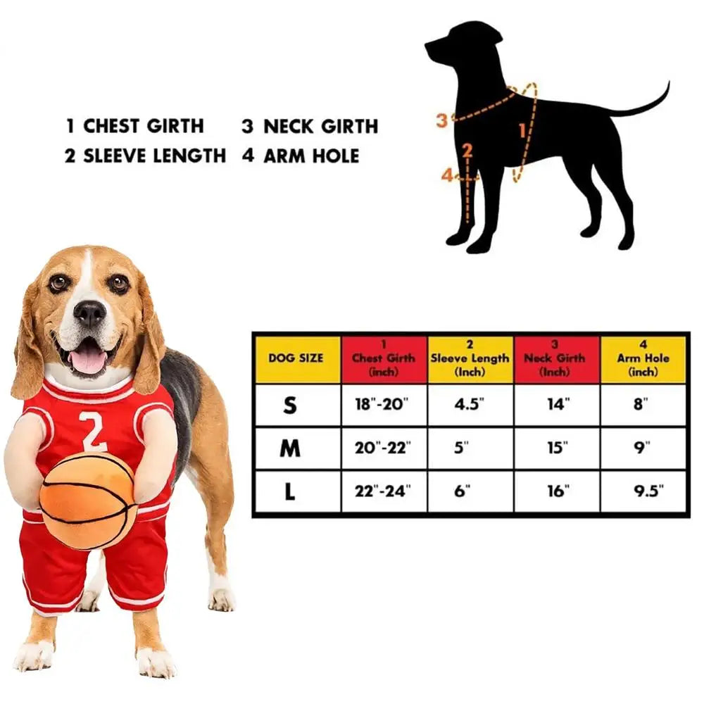 Basketball Player Pet Costume