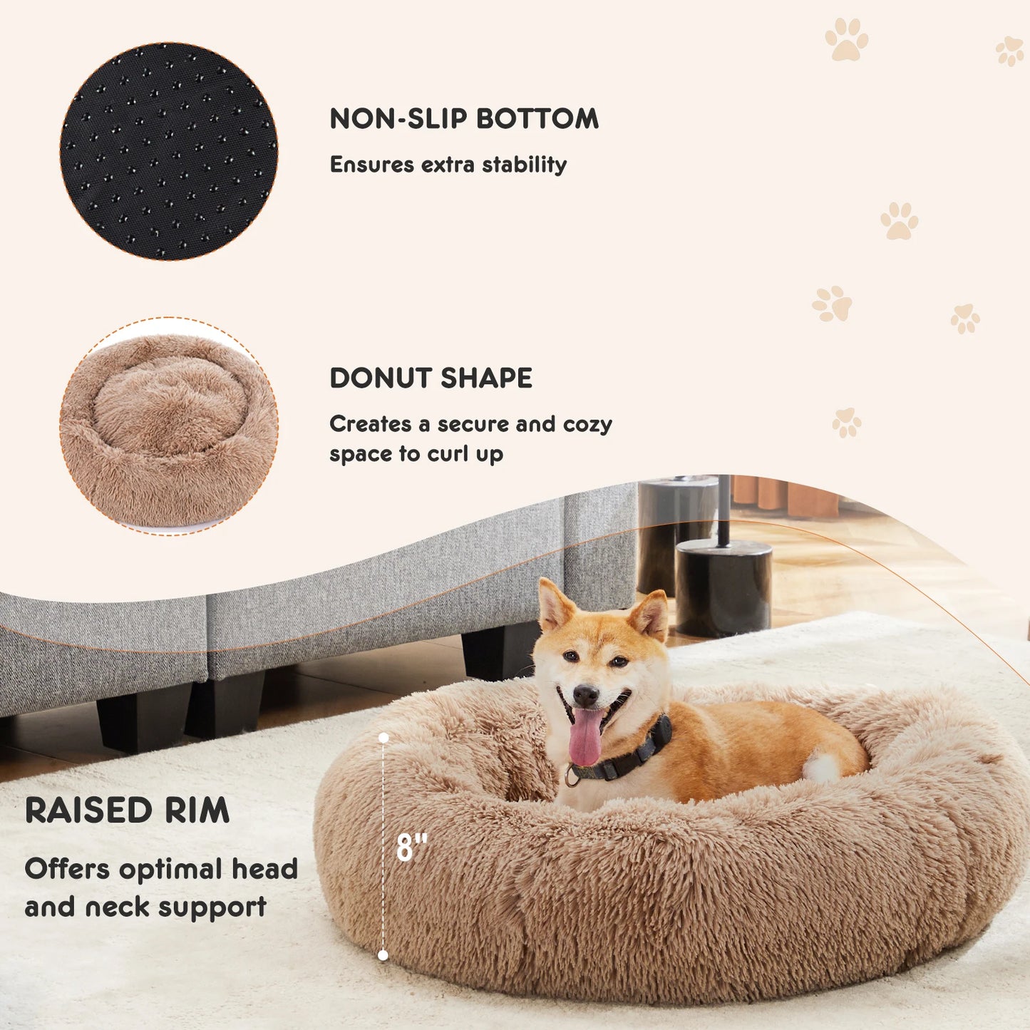 CuddleCloud Dog Nest