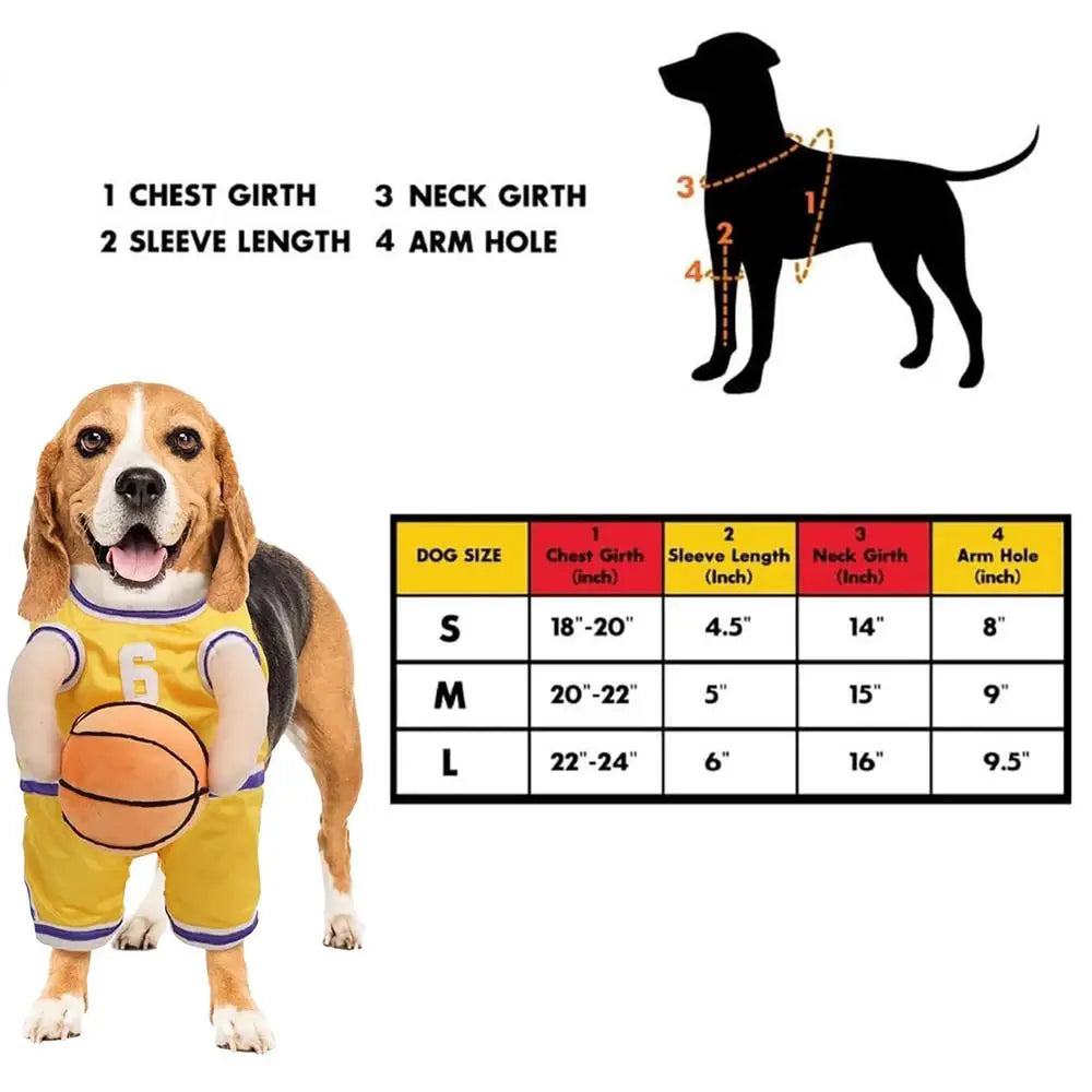 Basketball Player Pet Costume
